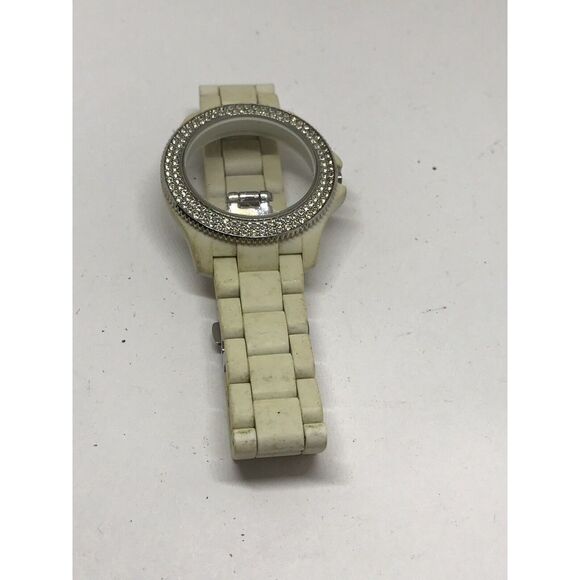 Fossil Watch Bracelet Links Case Crystal Parts Used Clasp Woman’s Band 14mm Z660 - Picture 1 of 4